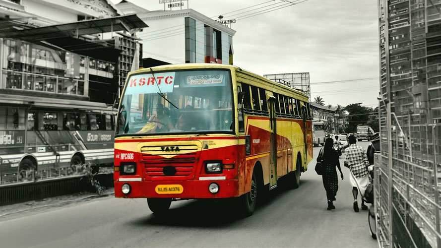 A Calicut city bus