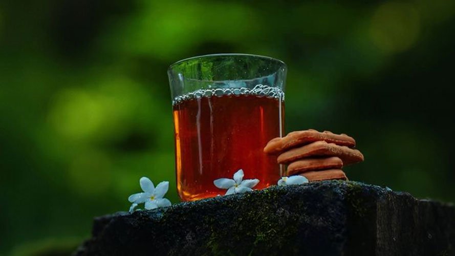 A glass of Sulaimani